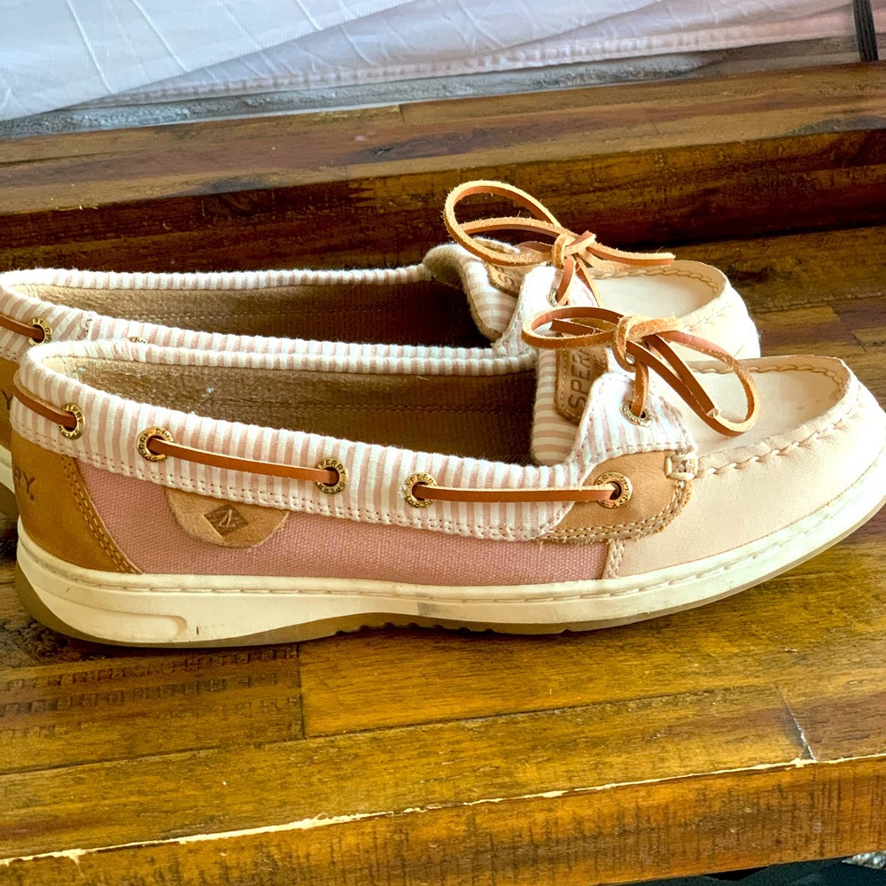 Pink Sperry Shoes